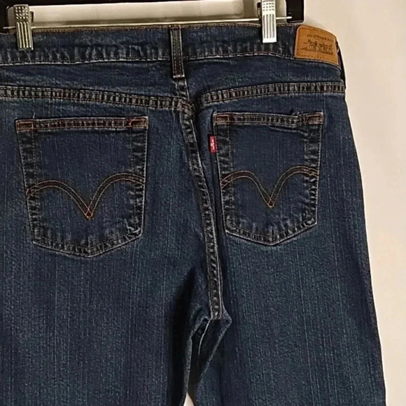 Levi's Denim - Levis 505 Jeans Womens 14 Long Jeans 34x32 High Rise Straight Leg Blue Jeans